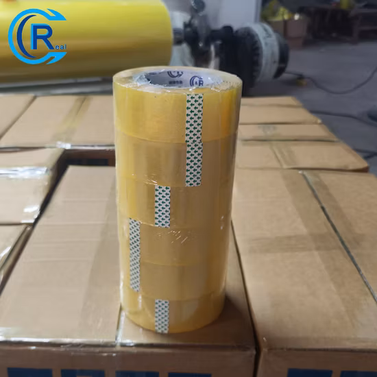 Heißes verkaufendes transparentes BOPP/OPP-Verpackungsklebstoff, individuell bedrucktes Kartonversiegelungsrollenband für Versandverpackungen, bewegliche Versiegelung