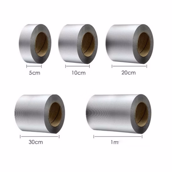 Aluminiumfolie-Reparatur-Dachriss-Gartenrohr-Abdichtung, auslaufsicheres, wasserdichtes Butyl-Klebeband